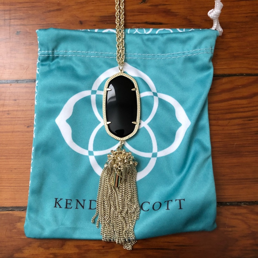 Kendra Scott Rayne Stone Tassel Pendant Necklace
